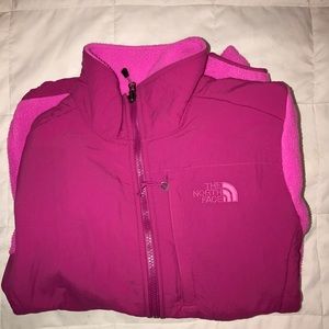 Pink North Face jacket